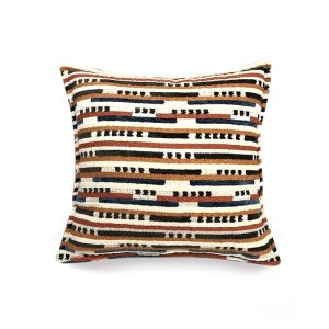 Nordic Striped Pillow Cover - Minimalist Snowy Texture