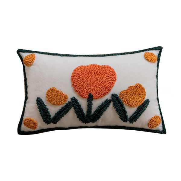 Cotton Fringed Pillow Cover - Nordic Accent