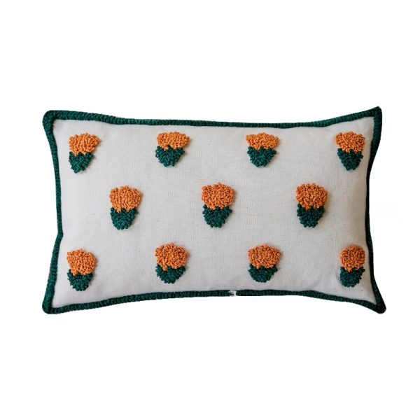 Cotton Fringed Pillow Cover - Nordic Accent