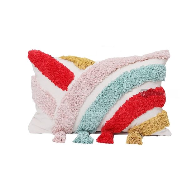 Rainbow Plush Pillow - Nordic Fresh Colors