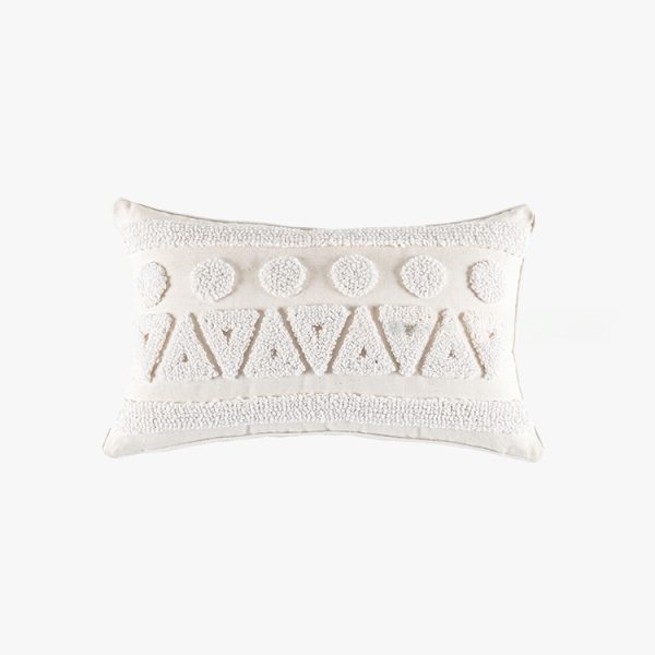 Bohemian Style Velvet Pillow - Nordic Tassel Trim