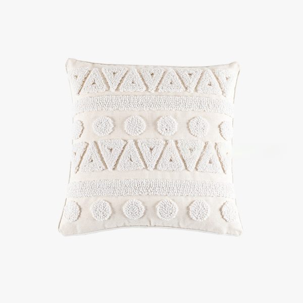 Bohemian Style Velvet Pillow - Nordic Tassel Trim