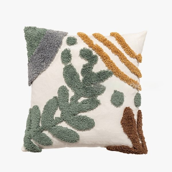 Bohemian Velvet Pillow - Nordic Tassel Trim