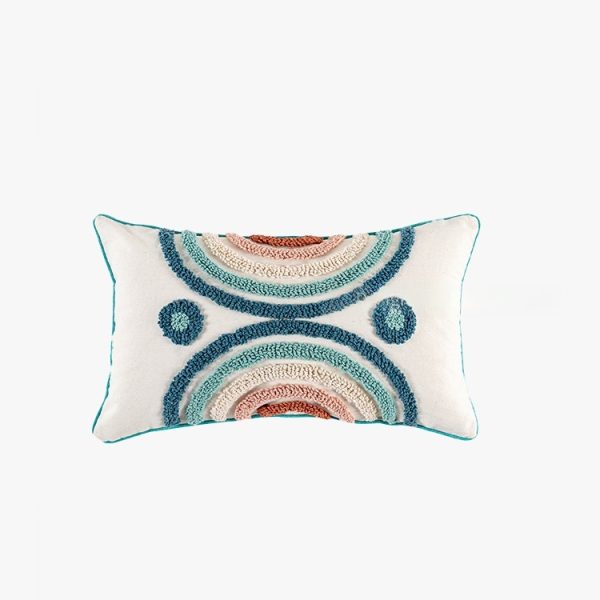 Velvet Pillow - Bohemian Ethnic Style with Nordic Tassel Fringe