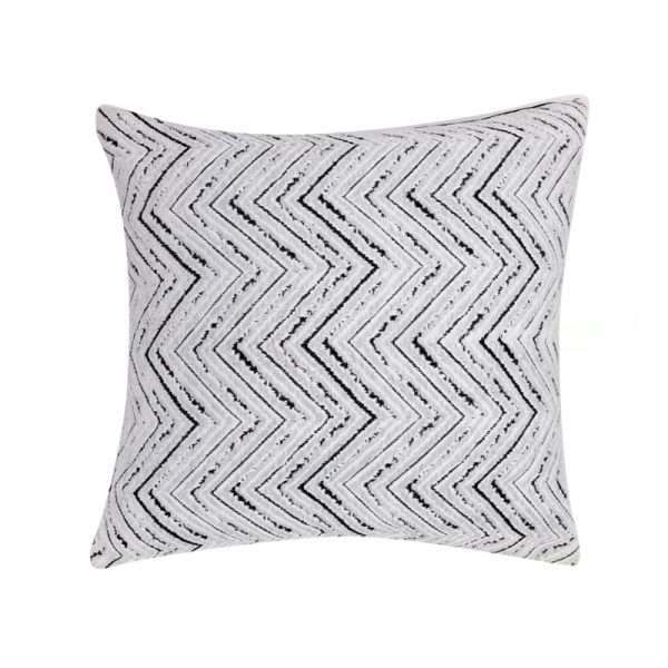 Nordic Black and White Accent Pillow - Premium Velvet