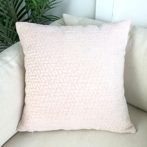 Geometric Jacquard Pillow - Nordic Pattern