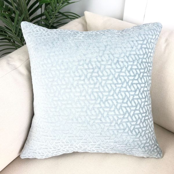 Geometric Jacquard Pillow - Nordic Pattern