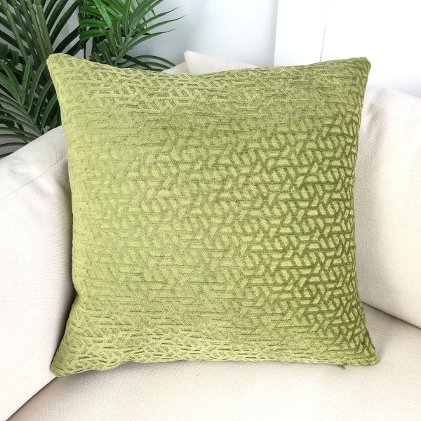 Geometric Jacquard Pillow - Nordic Pattern