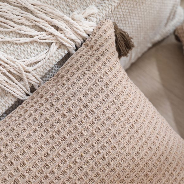 Fringed Pillow Cover - Exotic Minimalist Style