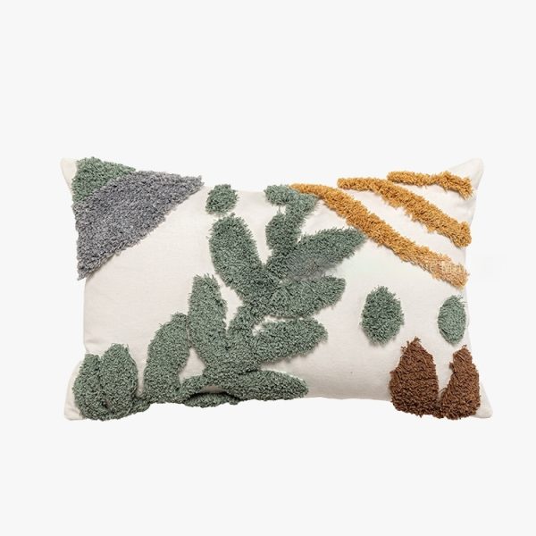 Bohemian Velvet Pillow - Nordic Tassel Trim