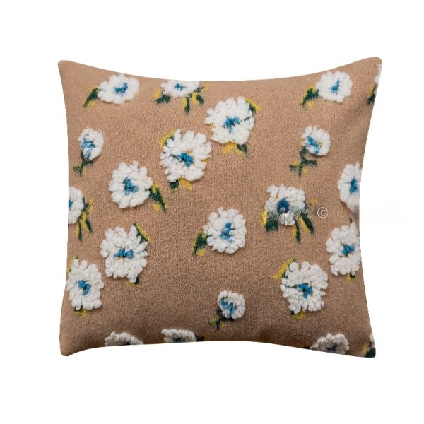 Geometric Floral Pillow - Simple Fresh Accent