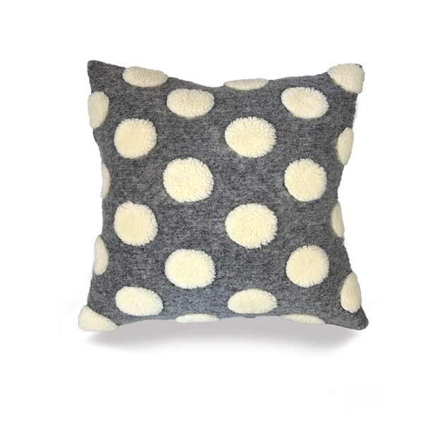 Geometric Dot Pillow Cover - Trendy Embossed Style