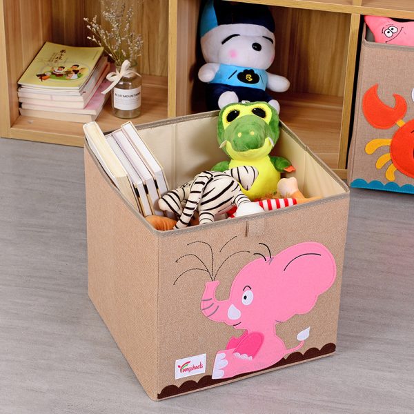 Home Wardrobe Storage Organizer - Baby Clothes, Children's Toy, Foldable Thick Fabric Storage Box