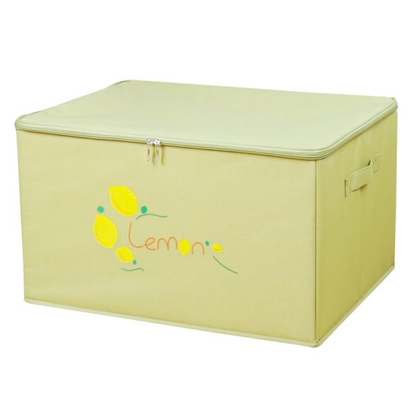 Oxford Fabric Cloth Storage Box with Zipper - Children's Toy Organizer and Car Storage Bin