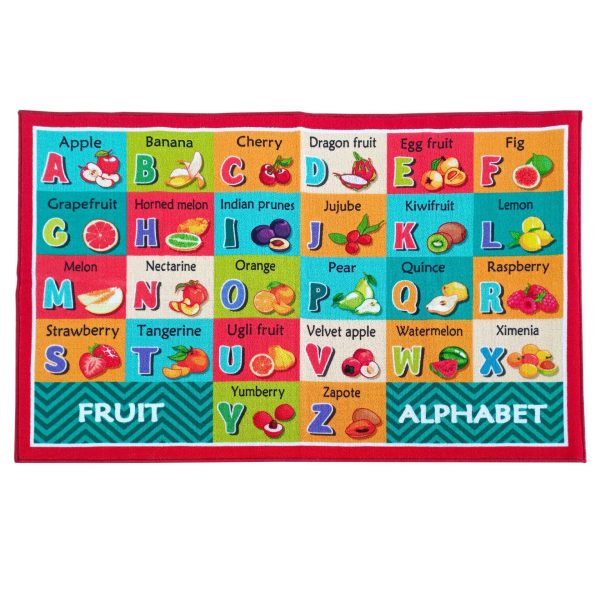 English alphanumeric knowledge wearable non-slip baby crawling mat