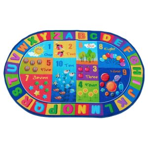 English alphanumeric knowledge wearable non-slip baby crawling mat