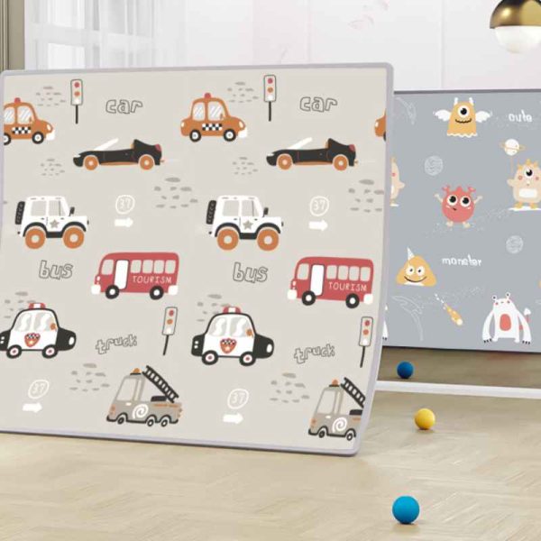 XPE material soft interior printed breathable baby crawling mat