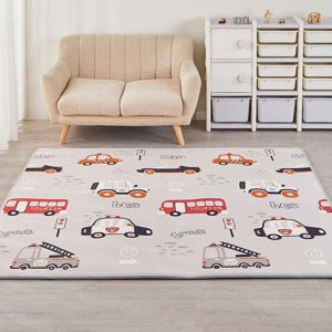 XPE material soft interior printed breathable baby crawling mat