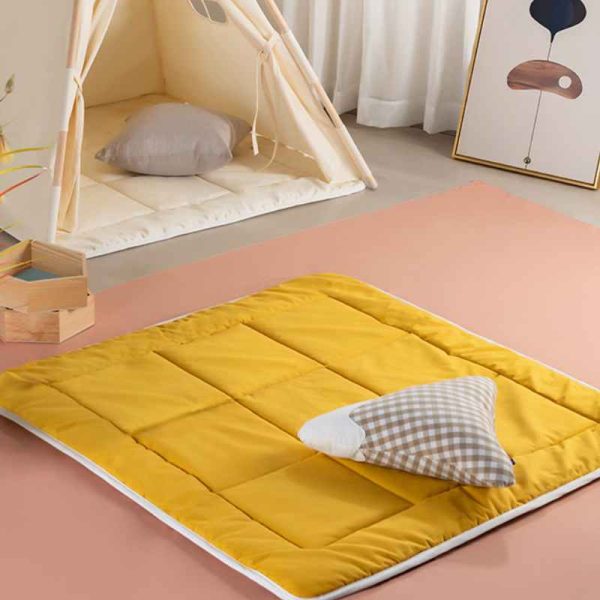 Soft and fluffy cotton tent baby crawling mat