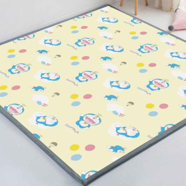 Anti-fall bedside mat ice silk summer mat baby crawling mat