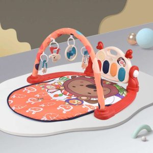 Fun interactive fitness frame educational crawling mat for babies aged 0-1 years old