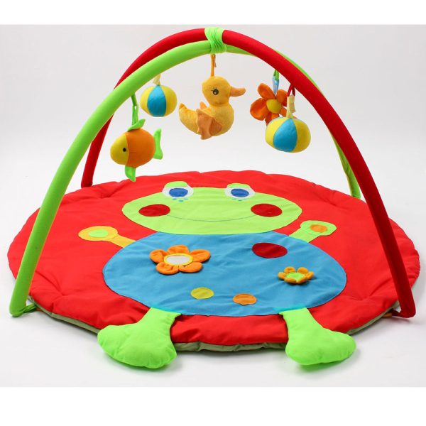 Frog color baby fun interactive fitness frame educational crawling mat