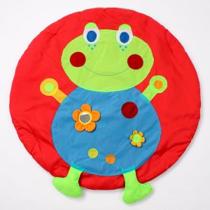 Frog color baby fun interactive fitness frame educational crawling mat