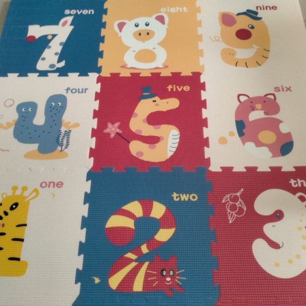 Cartoon anti-slip foam anti-fall splicing baby crawling mat