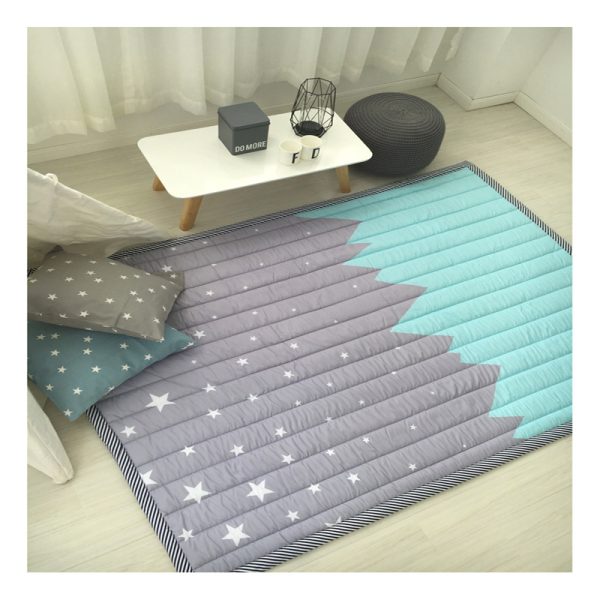 Cartoon quilted thickened cotton soft and skin-friendly baby crawling mat