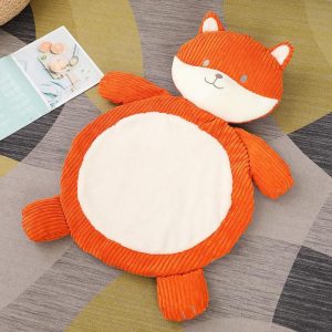 Fox Elephant Little Wool Plush Toy Baby Crawling Mat