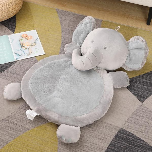 Fox Elephant Little Wool Plush Toy Baby Crawling Mat