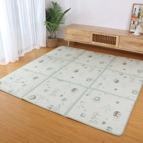 Spliced Japanese style folding summer rattan mat tatami baby crawling mat