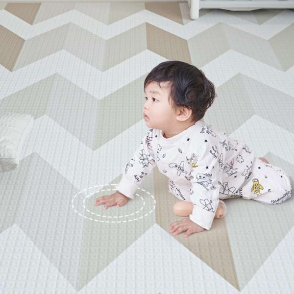 Fabric crawling mat thickened non-toxic and odorless XPE material baby crawling mat