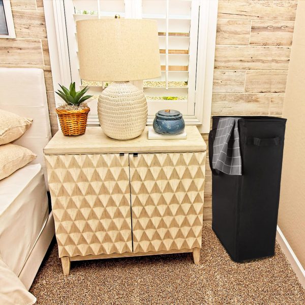 Slim Handles Collapsible Laundry Basket