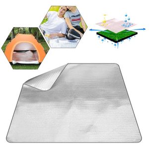 Aluminum film outdoor moisture-proof foldable tent beach picnic mat