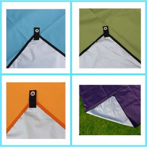 Outdoor Camping Tent Silver Painted Oxford Cloth Picnic Mat