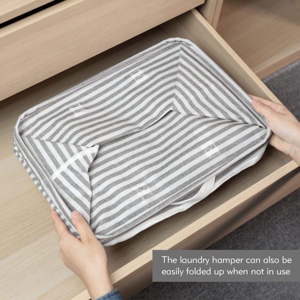Freestanding Collapsible Large Handle Laundry Basket
