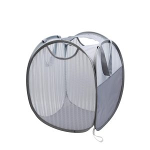 Solidly Foldable Handy Laundry Mesh Popup Basket