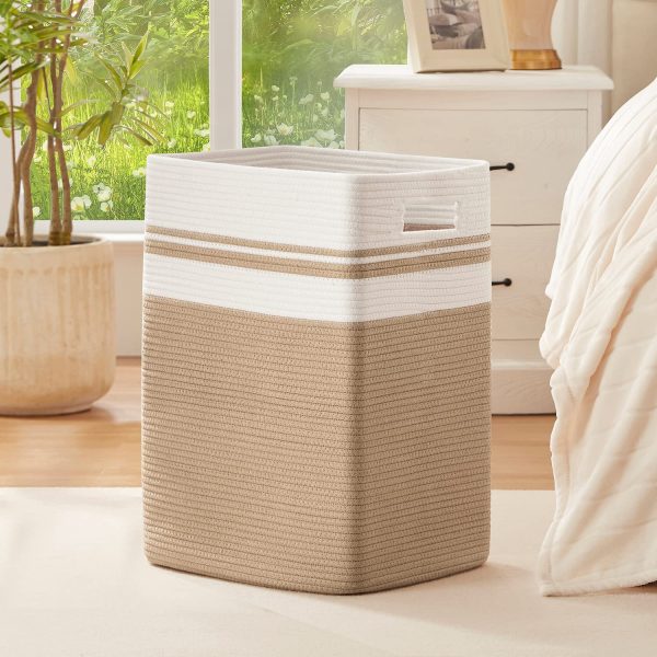 Collapsible Tall Large Handles Storage Basket