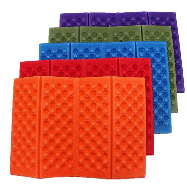 XPE Floor Mat 4 Folding Foam Waterproof Portable Outdoor Cushion Picnic Mat