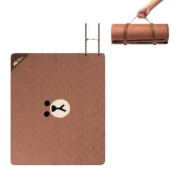 Brown Bear Outdoor Portable Picnic Mat