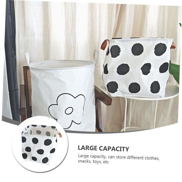 Foldable Canvas Dirty Clothes Laundry basket