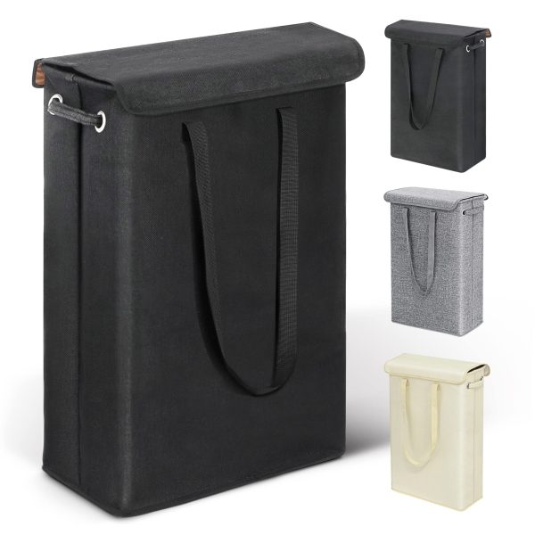 Slim Waterproof Dirty Clothes Laundry Basket