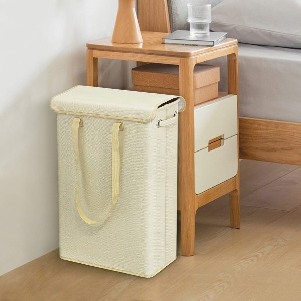Slim Waterproof Dirty Clothes Laundry Basket