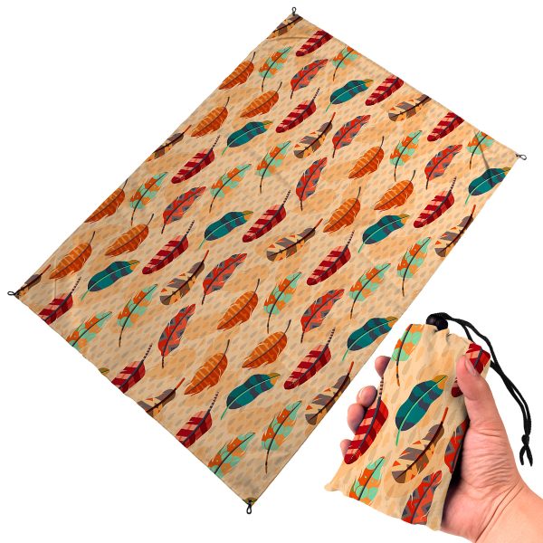New outdoor color digital printed picnic mat