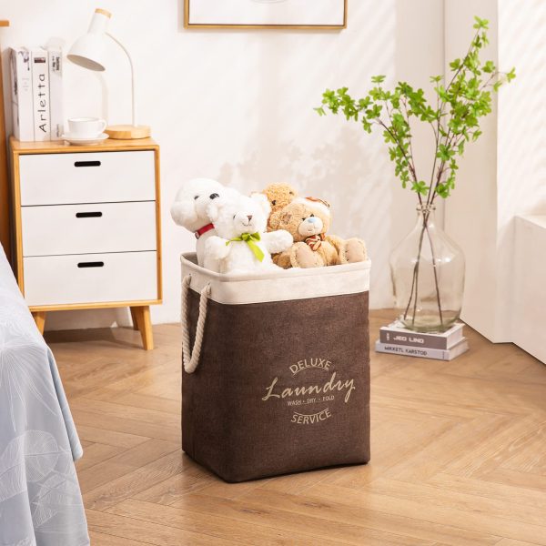 2PCS Large Collapsible Removable Quadrate Laundry Basket