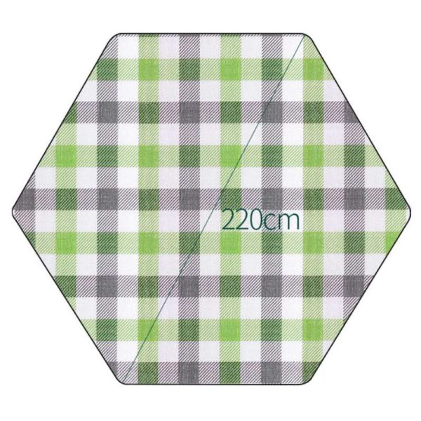 Hexagonal tent inner pad moisture-proof pad aluminum film thickened picnic pad