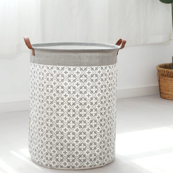 2 Pack Large Freestanding Waterproof Clothes Laundry Basket