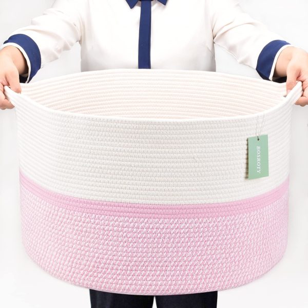 Extra Large Blanket Knit Laundry Basket