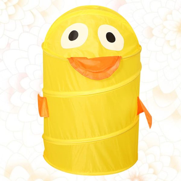Collapsible Cartoon Duck Clothes Laundry Basket
